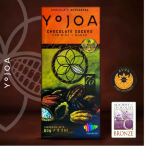 Chocolate Oscuro con Piña y Mango 70%